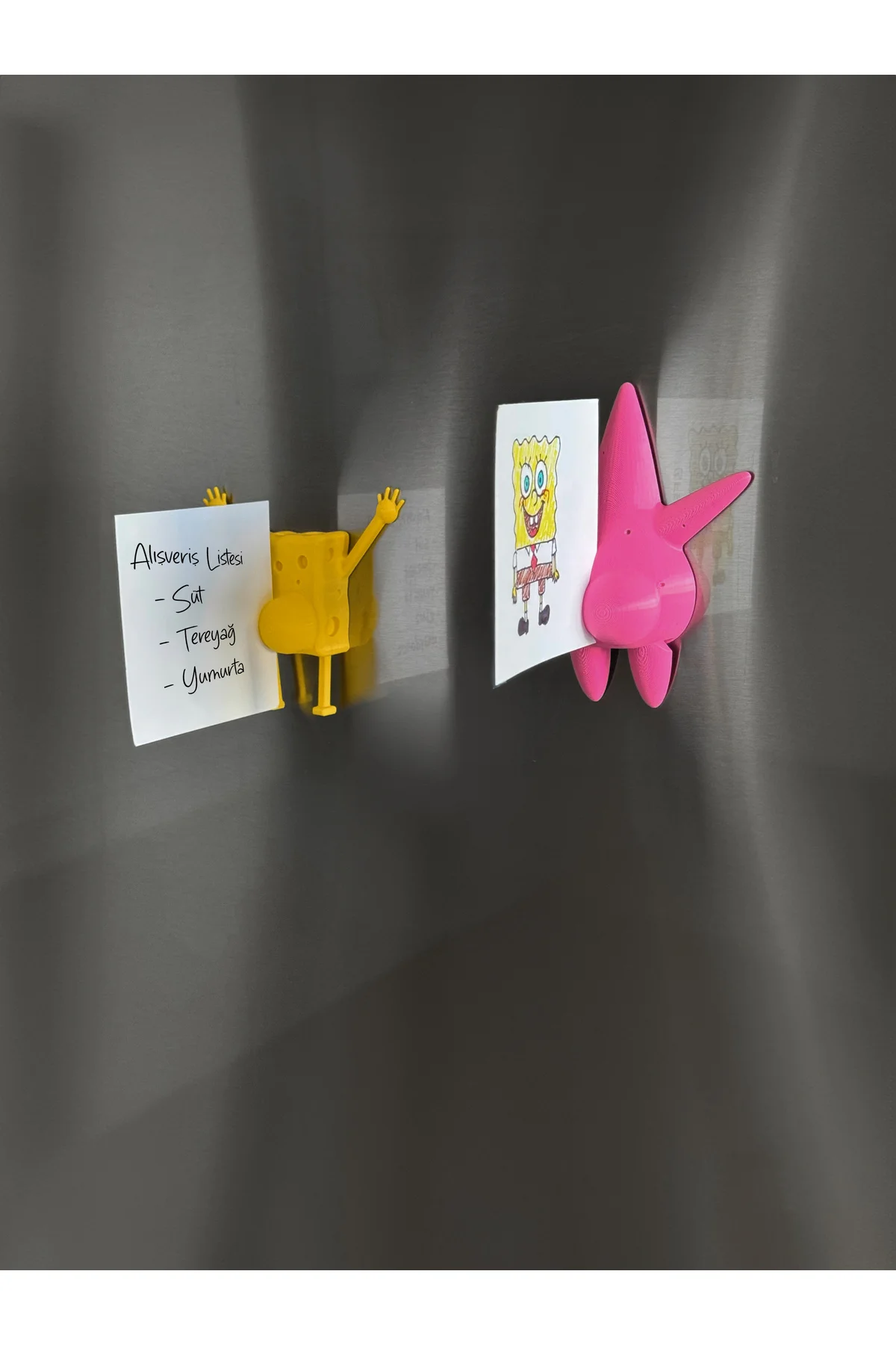 Sünger Bob ve Patrick 3D Buzdolabı Magnet Seti (2’li)