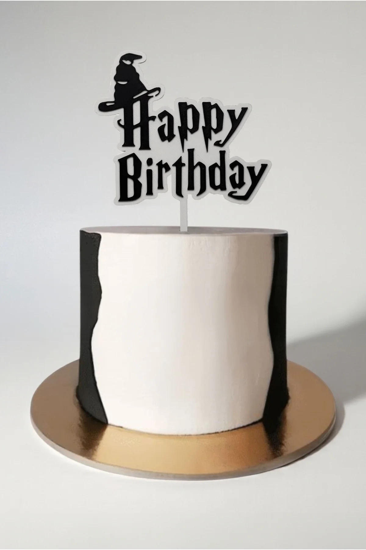 Harry Potter Temalı Pasta Üstü Yazısı Happy Birthday (Doğum Günü Pasta Üzeri Süsü)