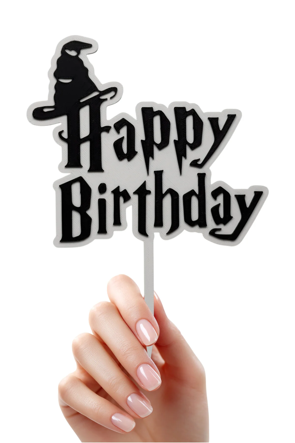 Harry Potter Temalı Pasta Üstü Yazısı Happy Birthday (Doğum Günü Pasta Üzeri Süsü)